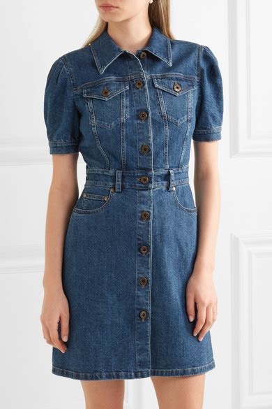 miu miu jeans jacket|miu denim mini dress.